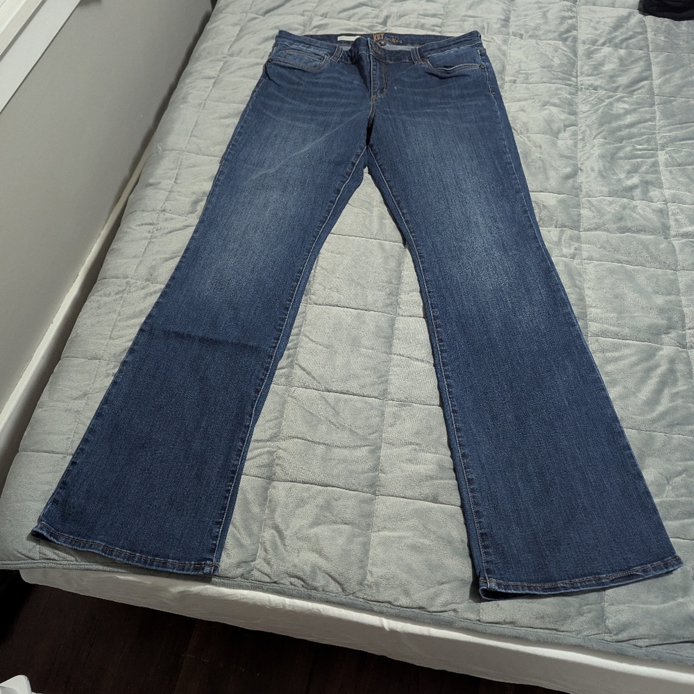 Kut from the Kloth Blue Flare Wide Leg Jeans